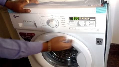 Lg Front Load Washing Machine 7kg Demo In Ravindra2 Youtube