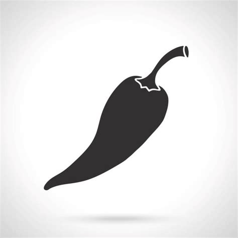 Jalapeno Pepper Silhouettes Illustrations Royalty Free Vector Graphics