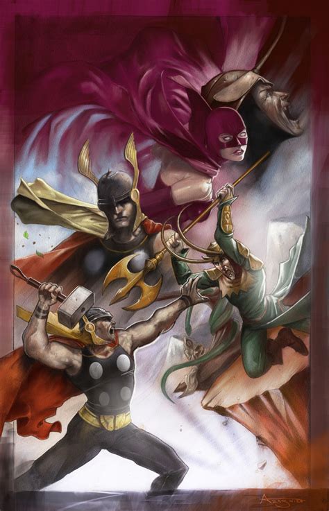 Thor Vs Loki By Arashiro On Deviantart