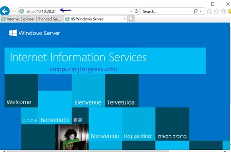 Install And Configure Iis Web Server On Windows Server 2019
