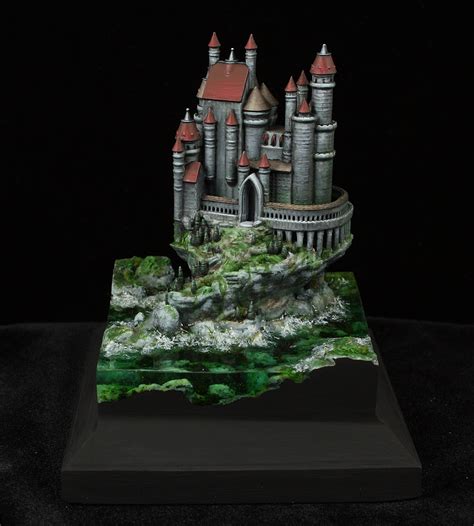 Tutorial Medieval Castle Creating A Mini Diorama Etsy