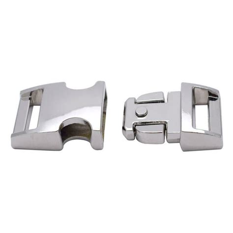 5pcs 20 25mm silver metal side release buckles clasp clips webbing fastener new ebay