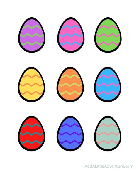 Egg Shape Templates For Easter Add A Little Adventure