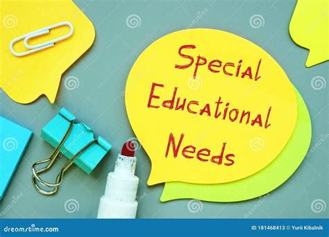 Special Education Word Cloud Collage Stock Image