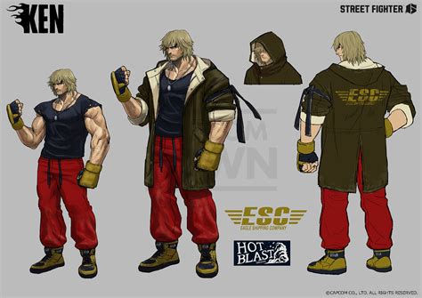 Ken Character Images Game Design Docs Street Fighter 6 Museum