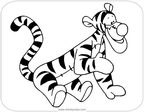 Easter egg templates and coloring pages. Disney's Tigger Coloring Pages | Disneyclips.com