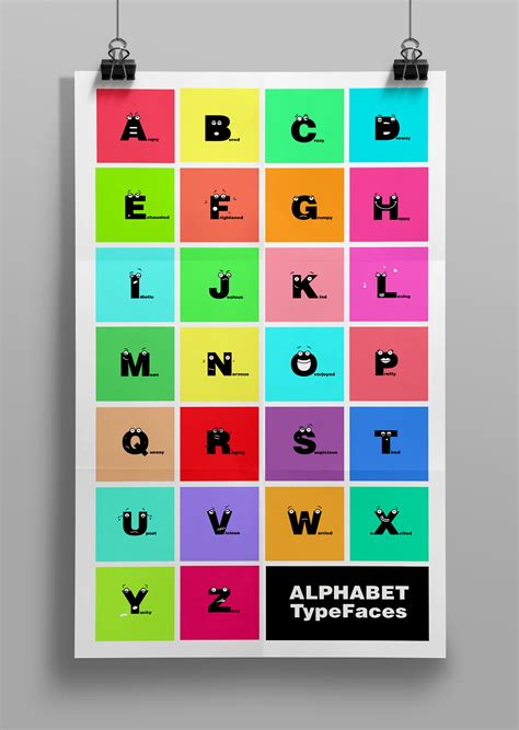 Alphabet Type Faces On Behance