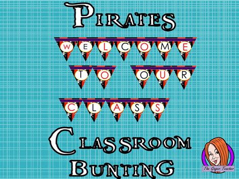 Pirate Themed Classroom Bunting Teaching Resources