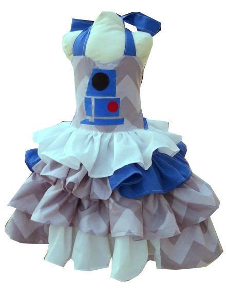 Over The Top Ruffled R2d2 Cosplay Dress By Lilbeeboutique On Etsy