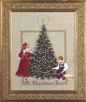 Cross stitch patterns christmas tree. Oh, Christmas Tree - cross stitch pattern by Lavender & Lace