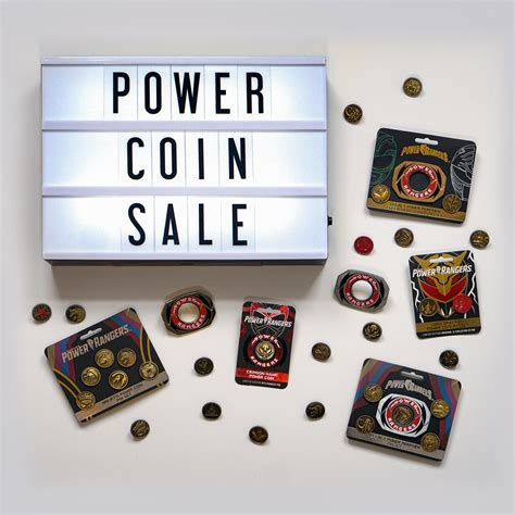 Its Morphin Time Take 30 Off All Power Coin Pins And Morphers For A