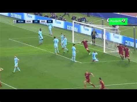 Iniesta received a standing ovation from the camp nou when he was substituted in the 82nd minute. Roma vs Barcelona 3-0 Konstantinos Manolas Goal 10-04-2018 ...