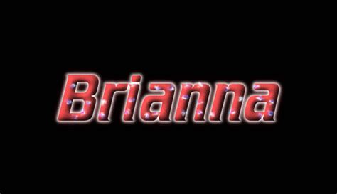 Brianna Logo Herramienta de diseño de nombres gratis de Flaming Text