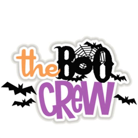The Boo Crew SVG scrapbook title SVG cutting files bat svg cut file