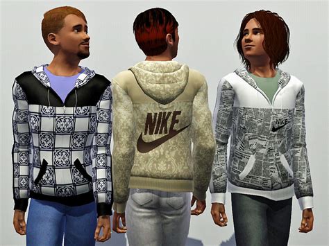 The Sims Resource Nike Top By Luckyoyo