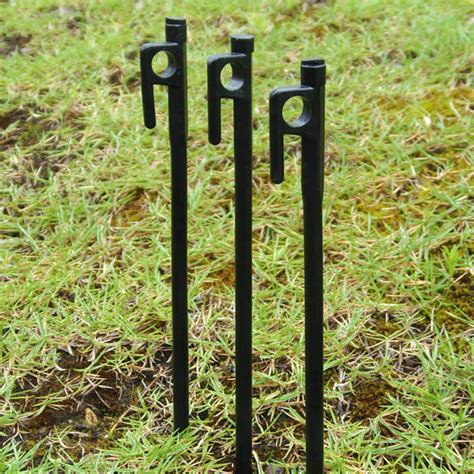Cm HEAVY DUTY High Strength STEEL Camping Tent Canopy Stakes Pegs EBay