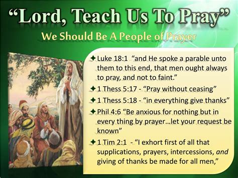 Ppt Lord Teach Us To Pray Powerpoint Presentation Free Download