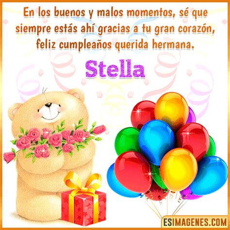 Feliz Cumpleaños Hermana Stella