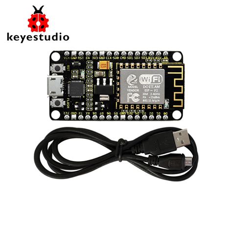 Keyestudio Esp8266 Wi Fi Module Shield 1m Micro Usb Cable For Arduino