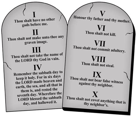 download the ten commandments - vanhornhyundaimazdaofsheboygan png image