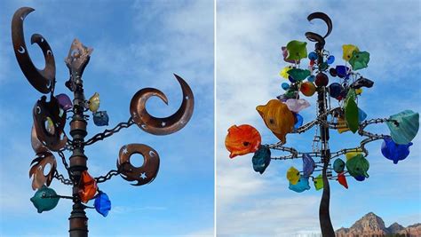 Kinetic Wind Sculptures Hillside Sedona