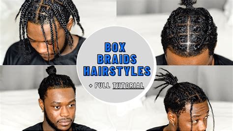 Styling Box Braids FULL Tutorial Hairstyles For Black Men YouTube
