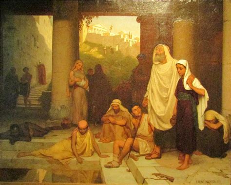 The Blind Man At The Pool Of Siloam By Edmund Blair Leighton 1852 1922