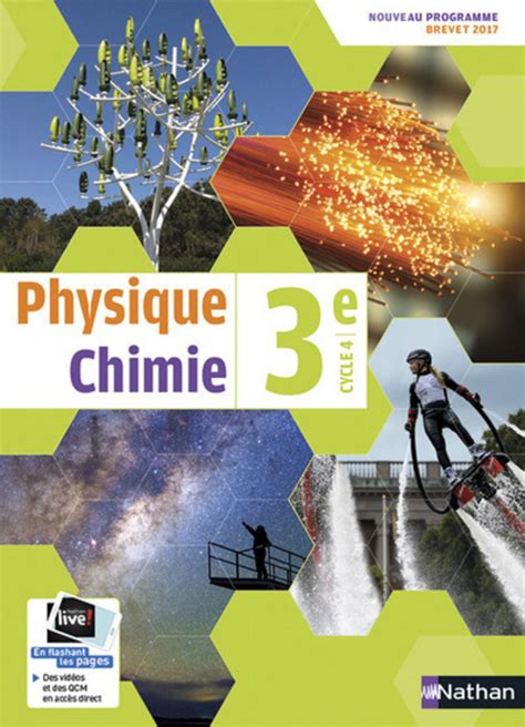 Physique Chimie 3e Livre De Lélève 9782091717982 Éditions Nathan
