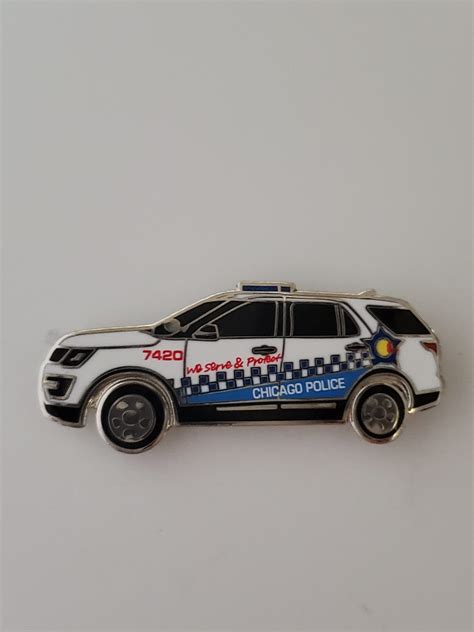 Cpd Car Pin Chicago Fop