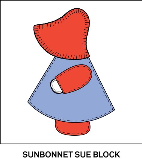 Printable Sunbonnet Sue Template Free Printable