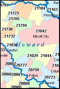 Zip Code Map Harford County Md United States Map