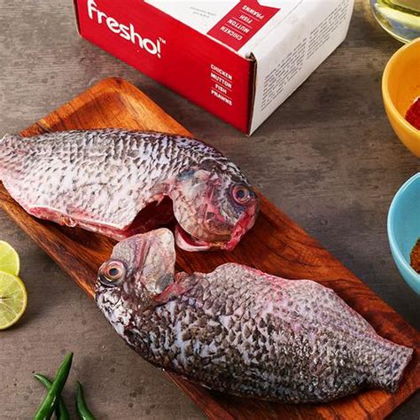 Buy Fresho Tilapia Fish Whole Cut Cleaned Flavourful 2 3 Pcs