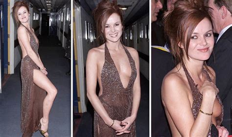 Bgt 2018 Amanda Holden Risks Nip Slip In Saucy Dress Years Before Britains Got Talent