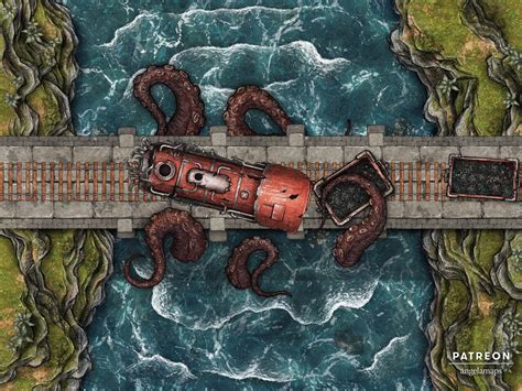 Kraken ⋆ Angela Maps Battle Maps For Dandd And Other Rpgs