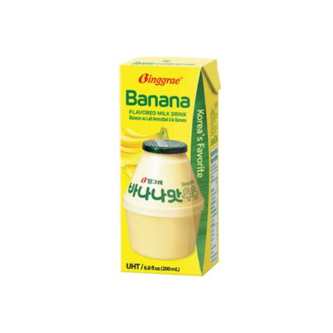 Jual Binggrae Banana Flavoured Milk Drink 200 Ml Pcs Murah Bananas