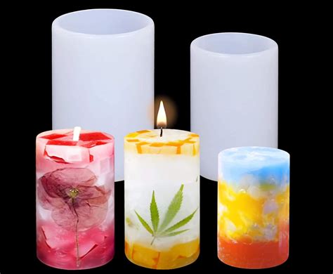 Cylinder Candle Mold Candle Making Body Mold Silicone Mold For Resin