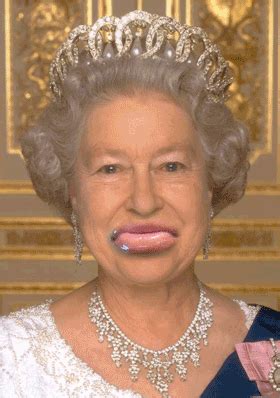 L'héritier du trône d'angleterre, évidemment, avait modérément. reine elizabeth angleterre parler levres pulpeuses Image, animated GIF