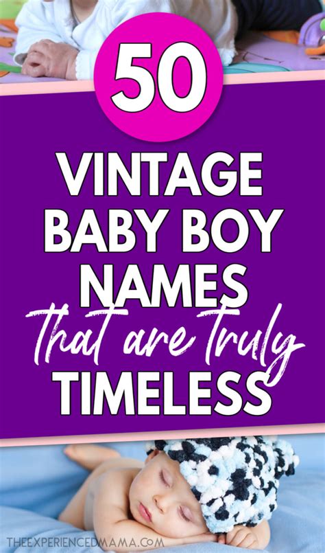Strong Vintage Boy Names That Are Truly Timeless Growing Serendipity