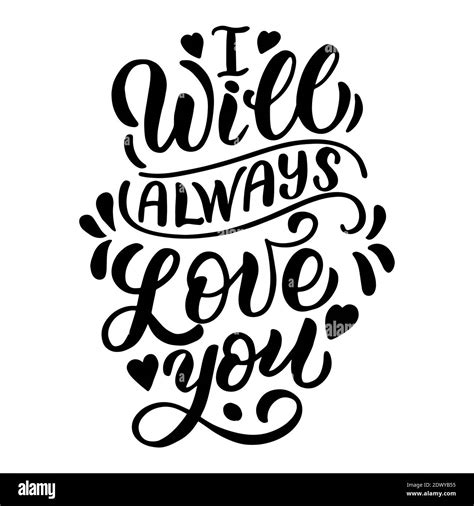 I Will Always Love You Stock Vector Images Alamy