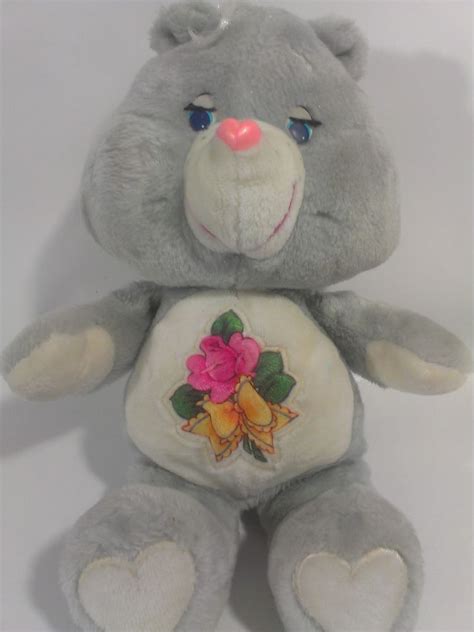Vintage 1983 Care Bears Rare 15 Grams Grandmother Teddy Bear Stuffed