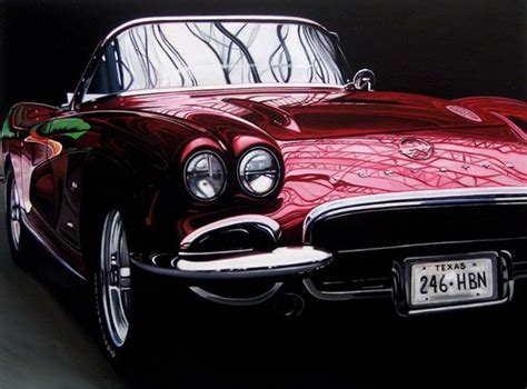 Photo Realistic Muscle Car Paintings By Cheryl Kelley Car Painting