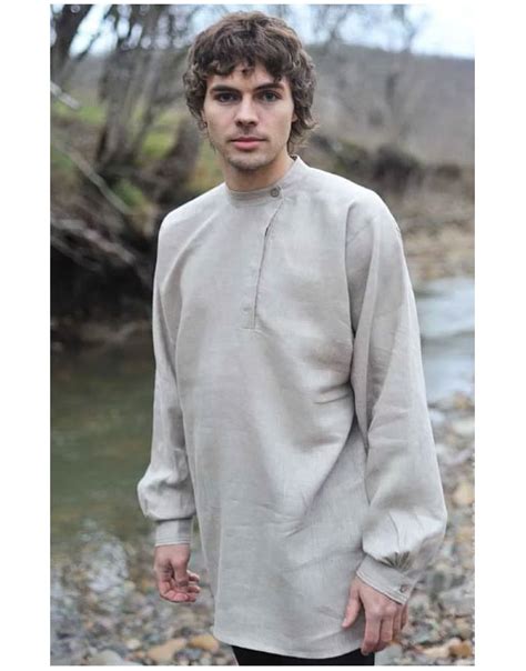 Tolstoy Shirt Long Kosovorotka Russian Clothing Traditional Shirt Long Sleeve Tshirt Men