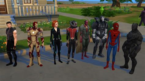 The Sims 4 Simming All Things Custom Content Sims Sims 4 Marvel