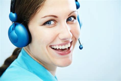 Call Center Operator Stock Image Image Of Consultation
