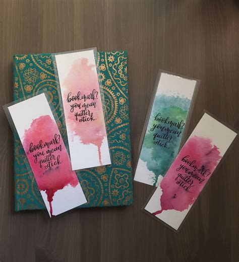 Watercolor Bookmark Etsy Bookmarks Handmade Watercolor Bookmarks