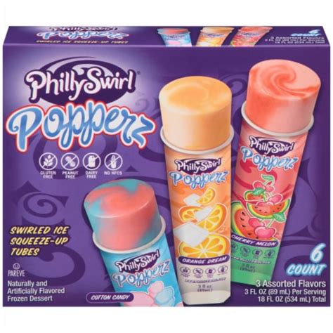 PhillySwirl Popperz Tubes Frozen Dessert Variety Pack Count Fl Oz Dillons Food Stores
