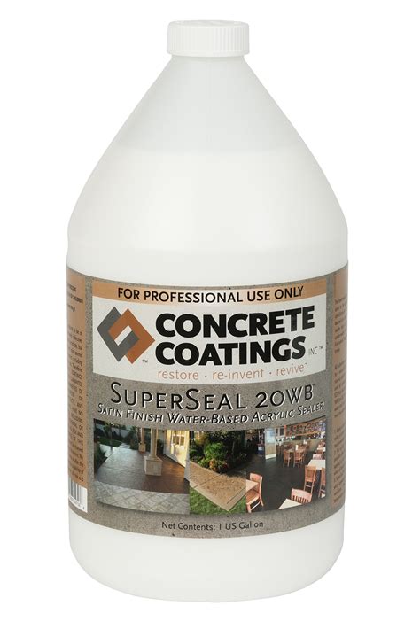 Buy CC Concrete Coatings SuperSeal 20WB Water Base Acrylic Sealer