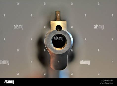 Gun Barrels with Bullets Stock Photo - Alamy