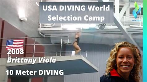 2009 Brittany Viola Girls Usa World Selection Diving Camp 10 Meter