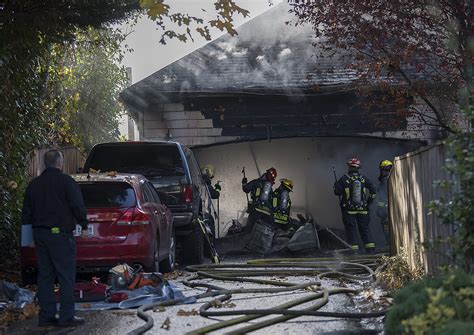 Garage Fire South Of Salmon Creek Does Significant Damage The Columbian